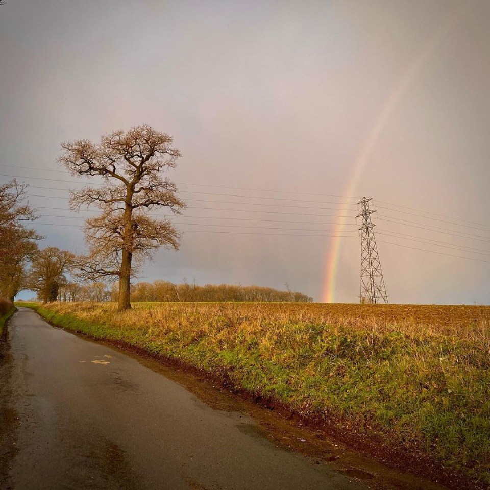 Adam came across this stunning view as he rode his bike 