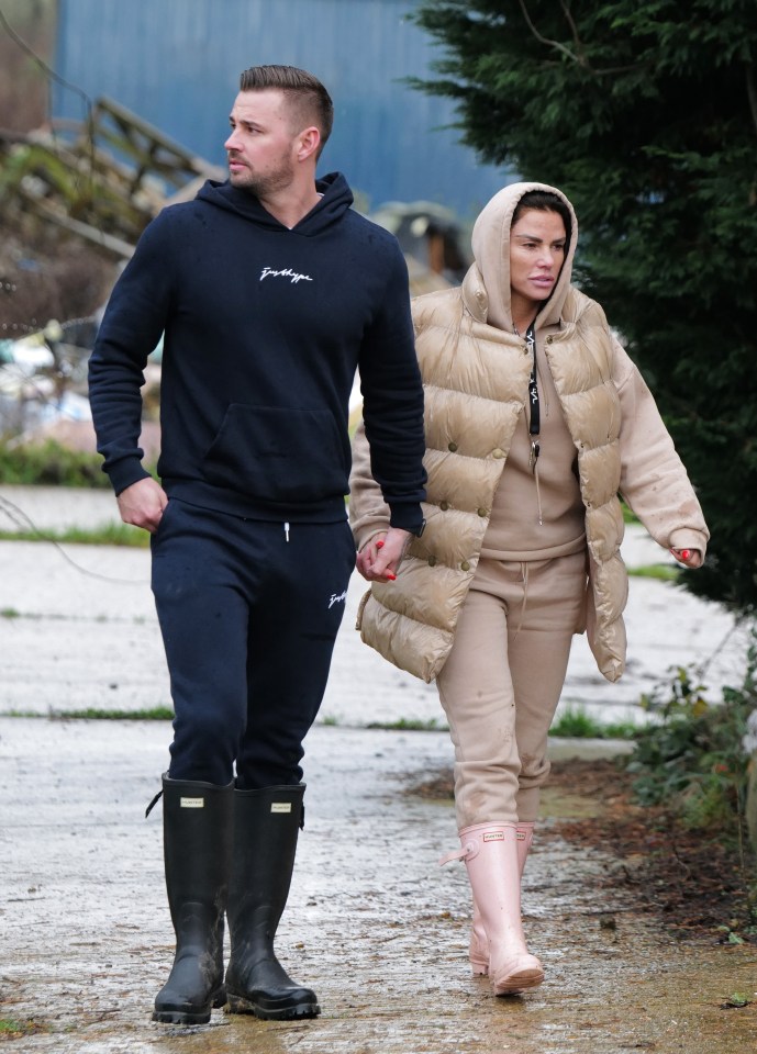 Katie and Carl had their wellies on ready to clean out the mucky mansion