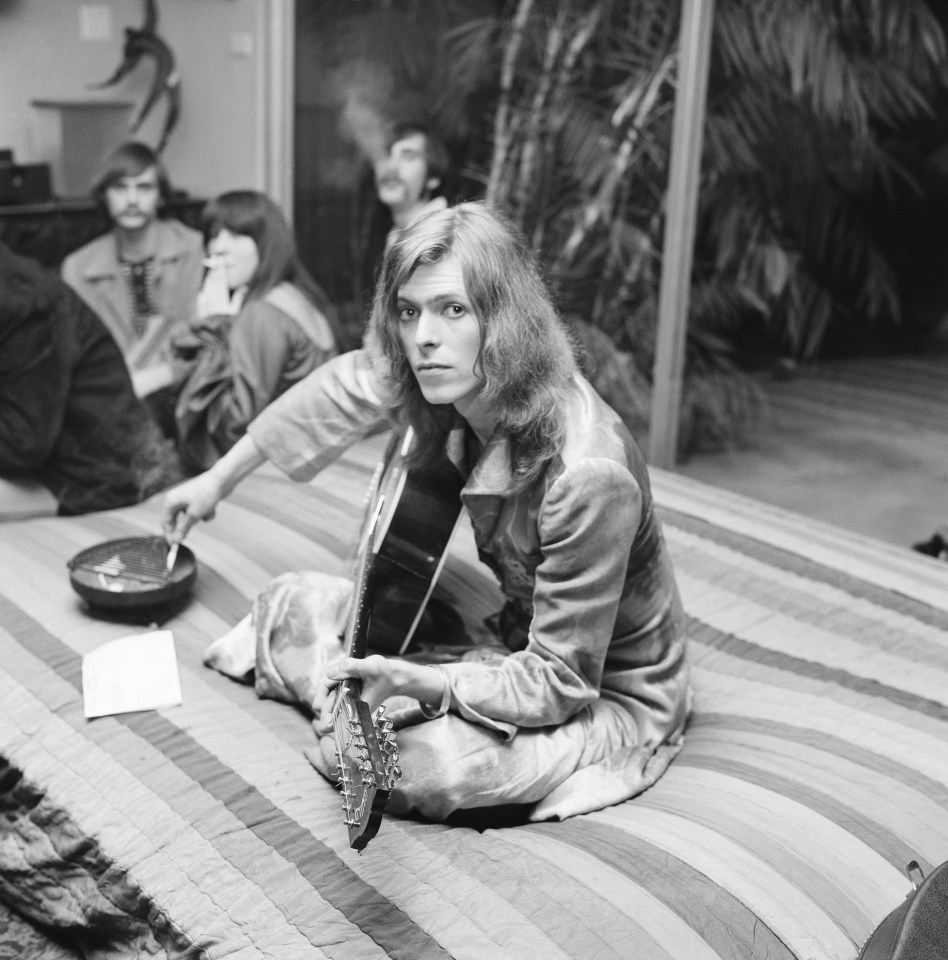 Bowie in Los Angeles in 1971