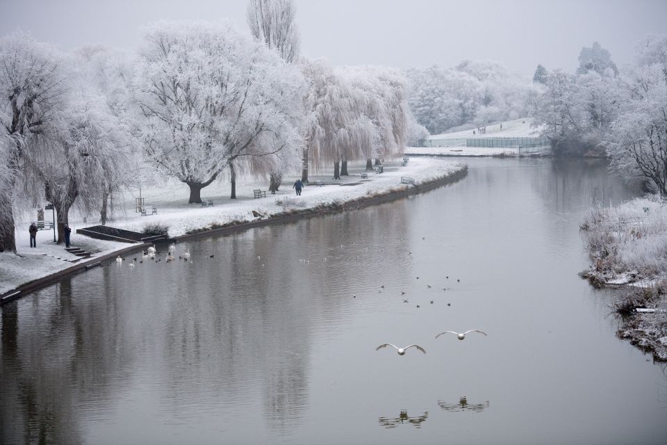 Warwickshire has been blanketed in snow today