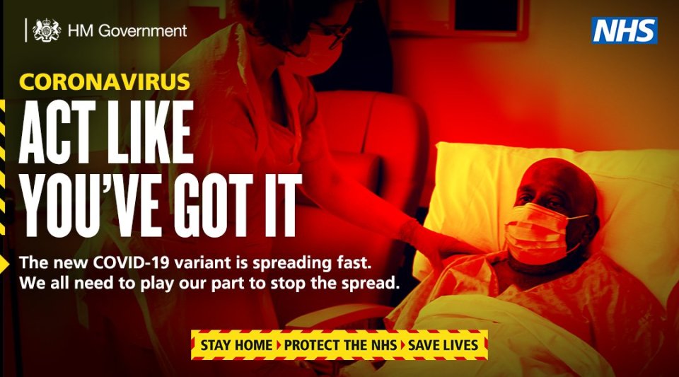 Brits have been urged to stay at home to protect the NHS