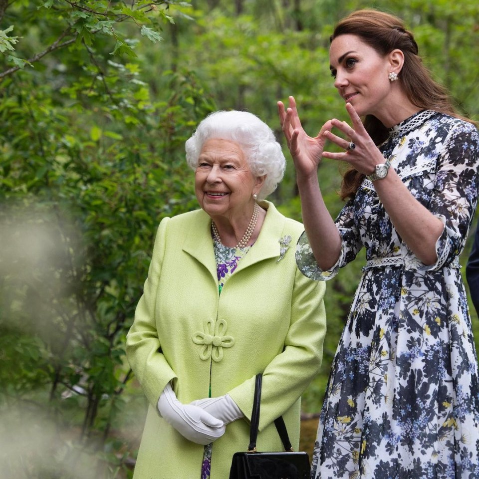 The Queen's Instagram shared a photo of the monarch with Kate Middleton for the duchess' birthday