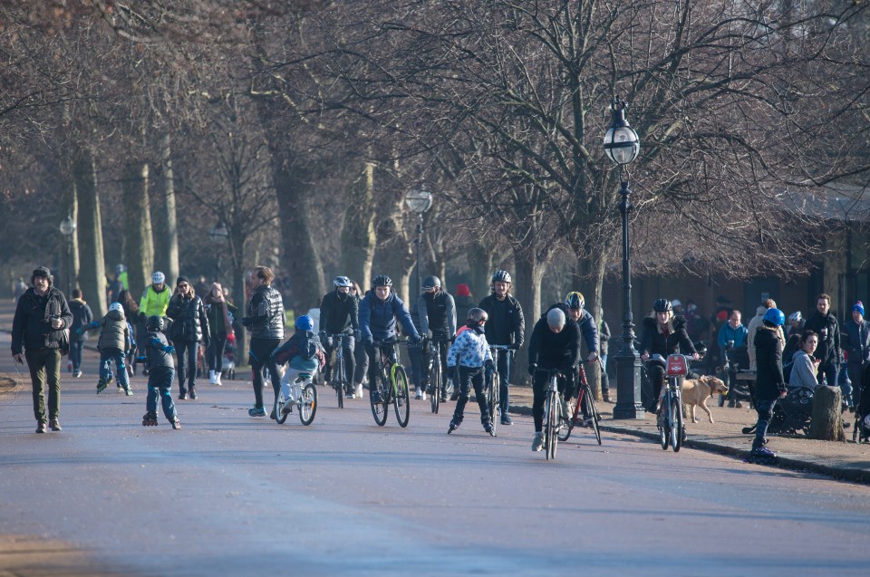 People can still go out to exercise once a day