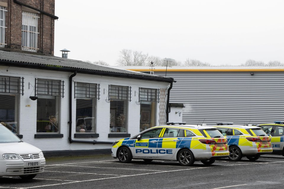 Pictures taken by a passerby show several police cars parked outside The Chef House Kitchen in Greenwich