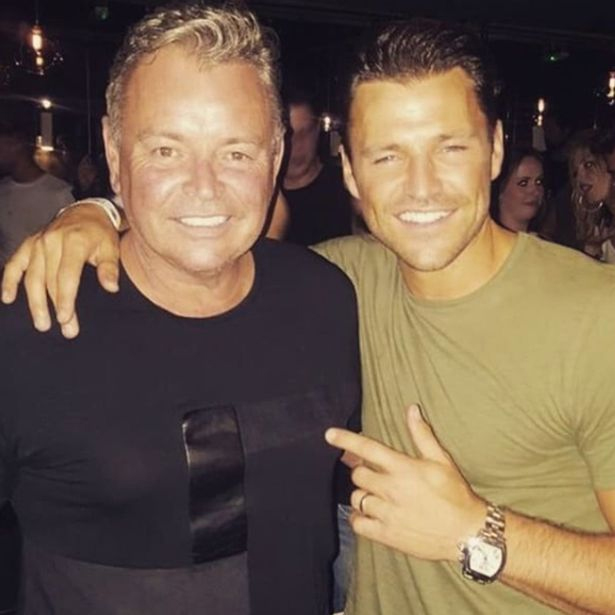 Mark Wright alongside his dad, Mark Snr