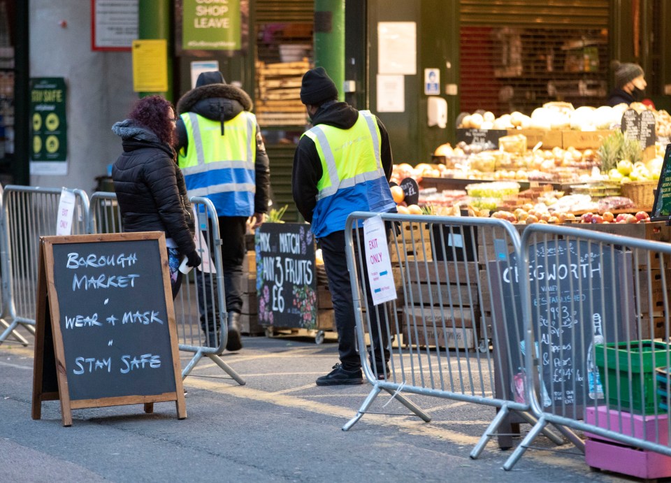 Customers and traders can now be fined £50 for failing to wear a mask