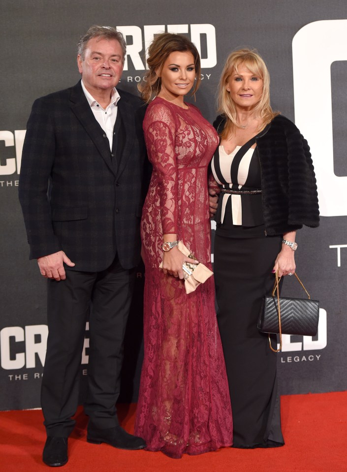 Mark Wright Senior, his daughter Jessica and mum Carol