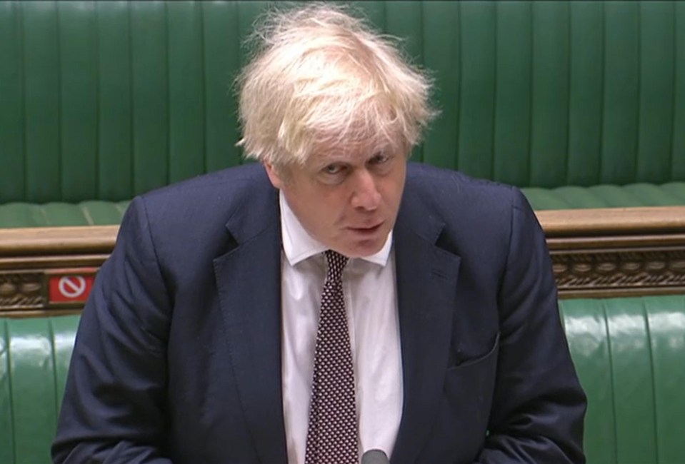 Boris Johnson said there were some signs the lockdown was starting to work