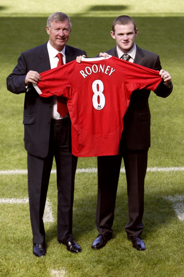 Rooney signed for United in 2004 and he had a tumultuous relationship with Sir Alex Ferguson during his time there