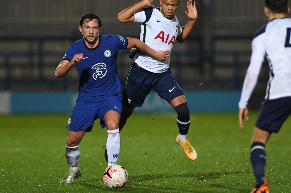 Drinkwater was sent off while playing for Chelsea's Under-23s against Spurs