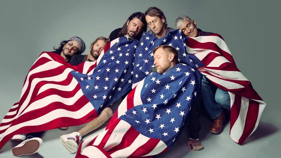 Foo Fighters take a snooze ahead of their performance at Joe Biden's inauguration