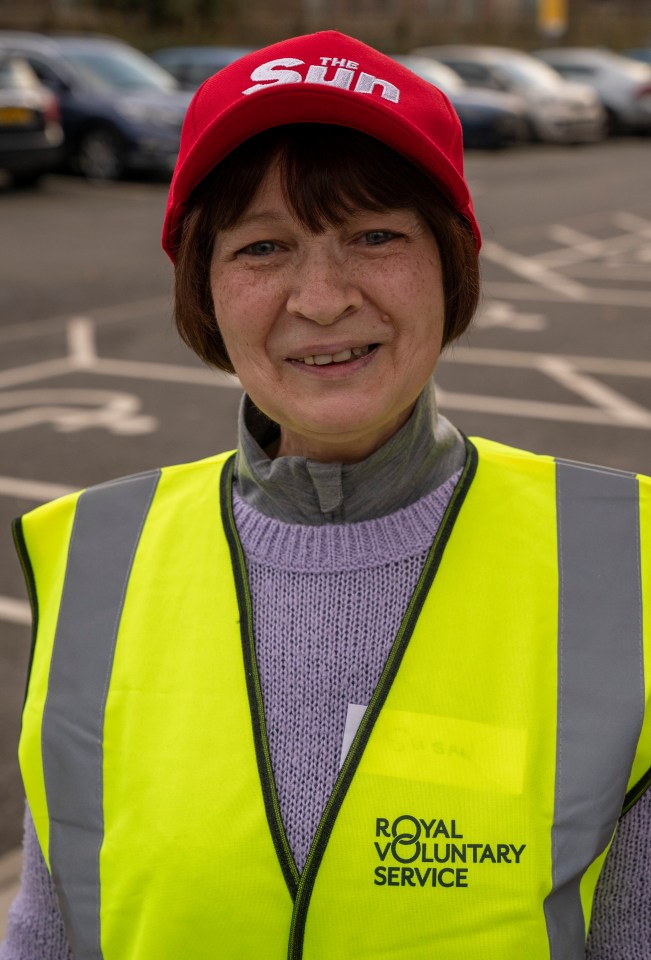 Jabs Army volunteer Susan Jones said: 'I’d rather be here helping defeat this virus than sitting at home'