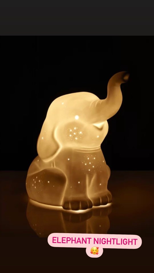 There's even a lovely elephant night light