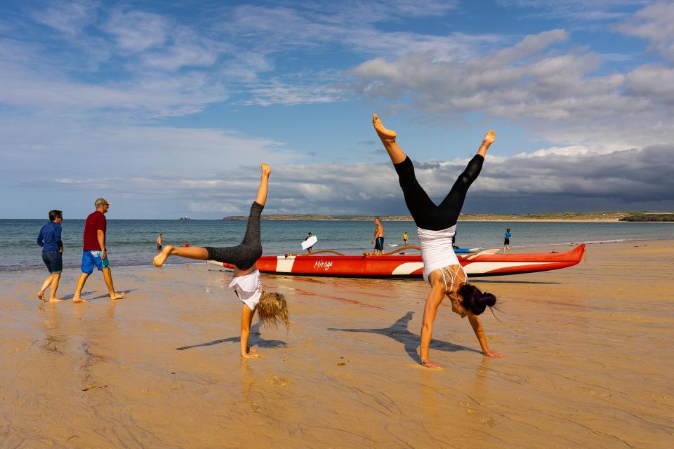 Roam Cornwall’s Surf and Yoga classes are another big draw of Carbis Bay