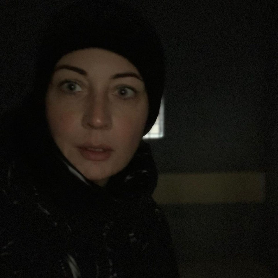 Yulia Navalnaya posted this picture of herself in a prison van