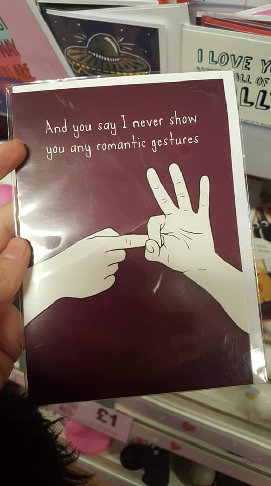 This card leaves little to the imagination 