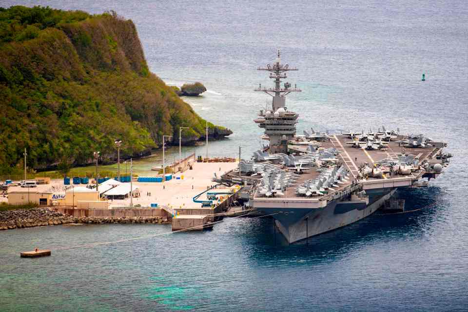 A US carrier battle group entered the disputed South China Sea last month to promote 'freedom of the seas'