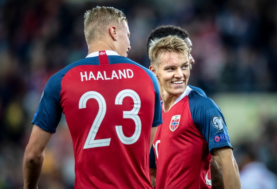 Norway team mate Erling Haaland loves playing with Odegaard