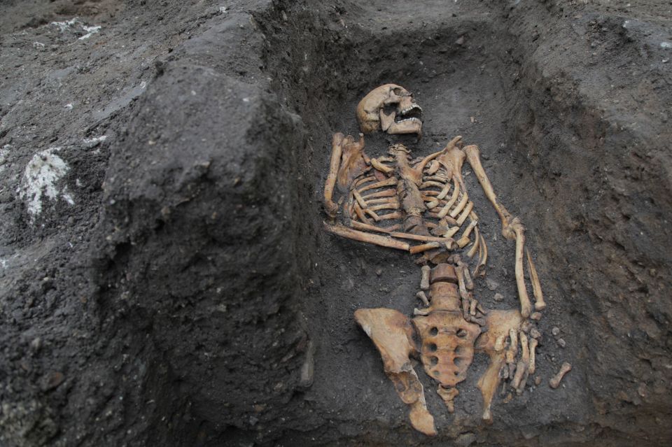 Researchers studied skeletons unearthed at three ancient graveyards in Cambridge