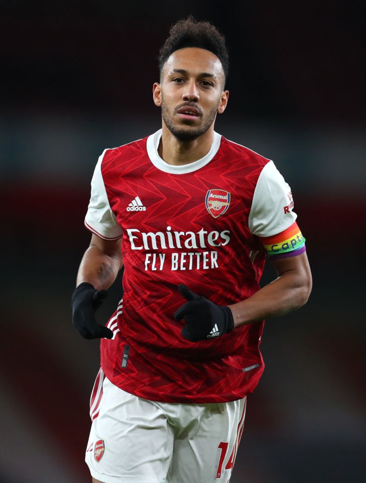 Aubameyang is expected to be back in the Arsenal squad to face Man United on Saturday