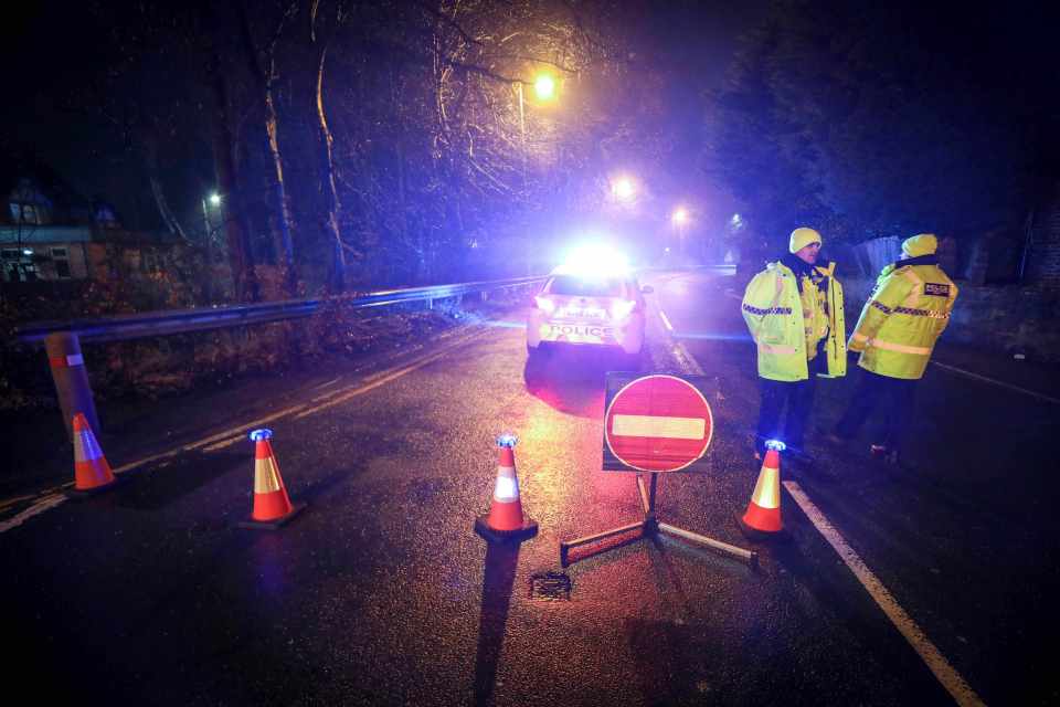 The pedestrian was hit on a road in Salford, Greater Manchester