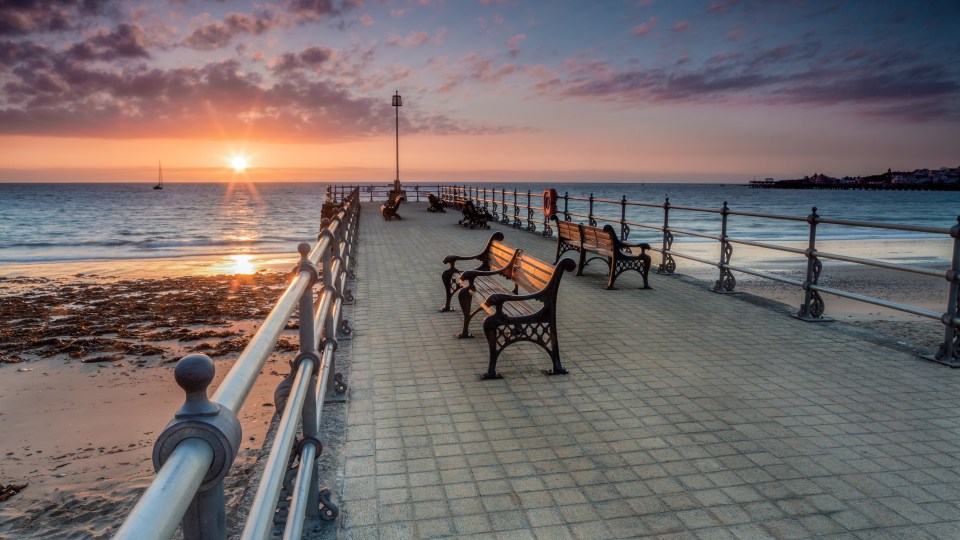 Head to the pier in Swanage, Dorset to enjoy sunny days