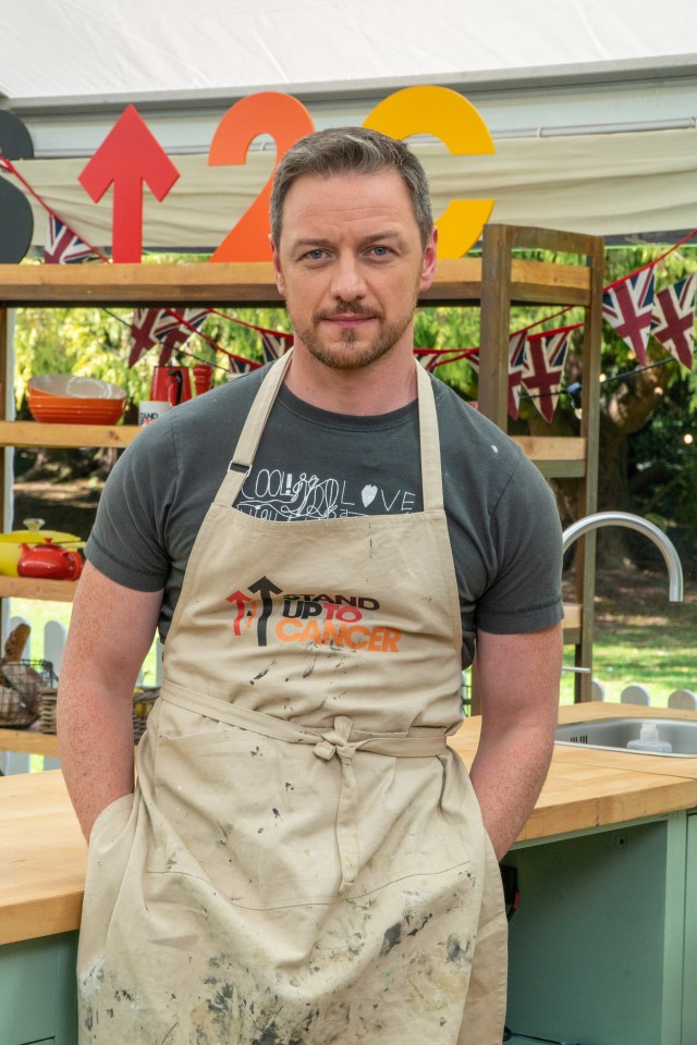 And Bafta winner James McAvoy will also compete to win Star Baker