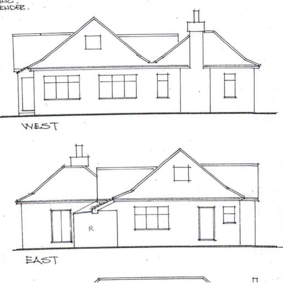 The plans show how the bungalow will be expanded