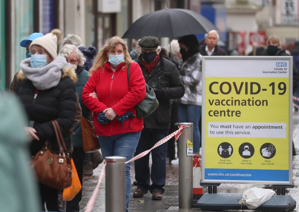 Cases are now falling amid the Covid vaccination drive