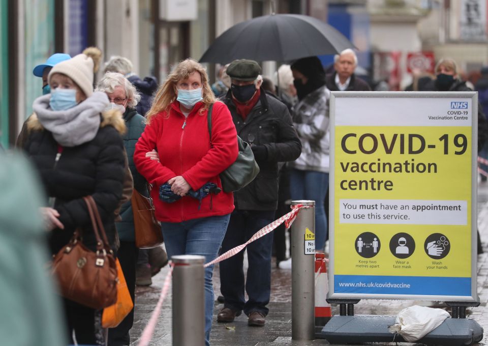 Cases are now falling amid the Covid vaccination drive 