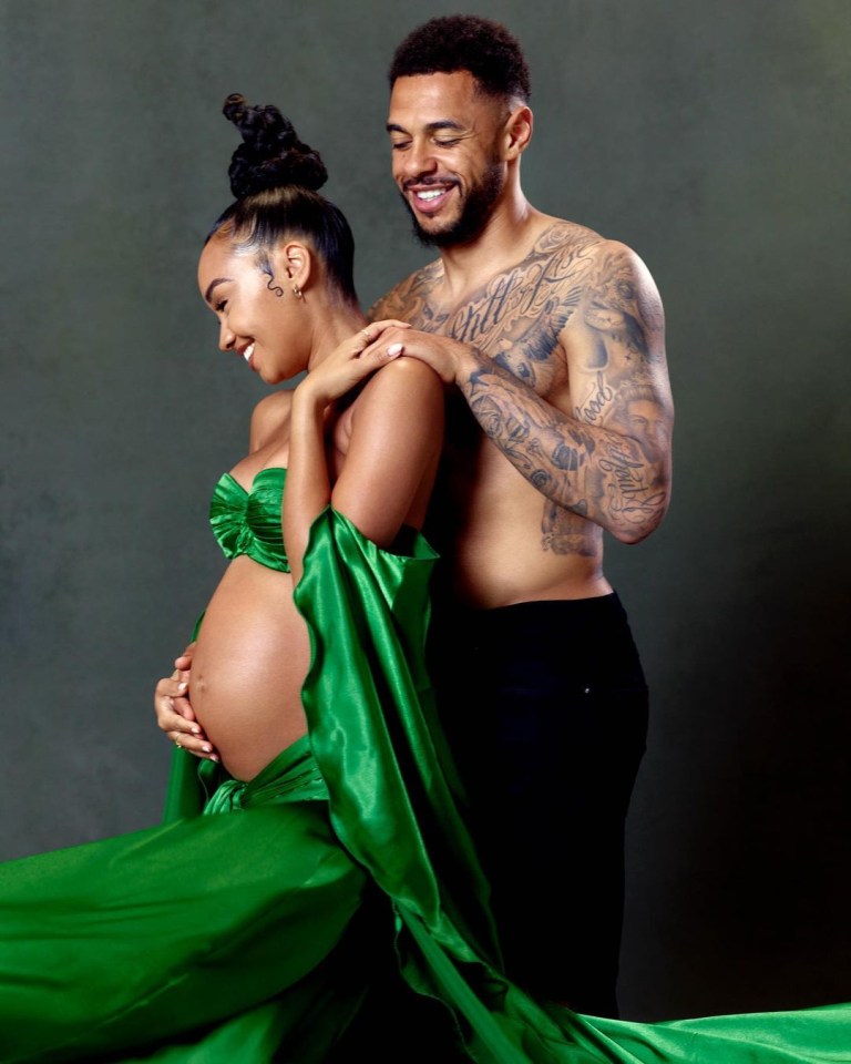 Leigh-Anne announced that she was pregnant with her first baby last week