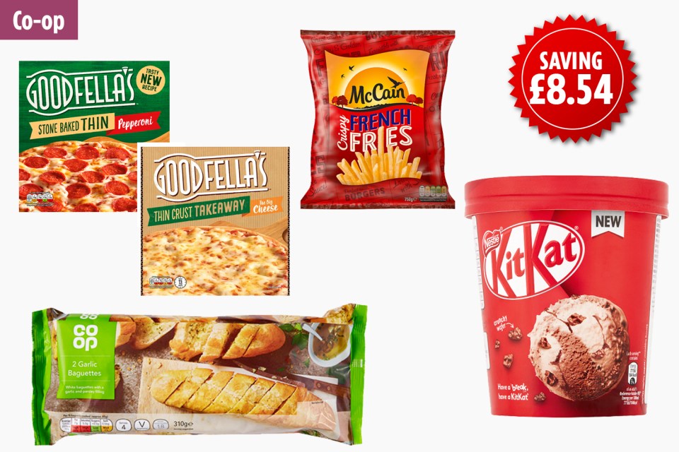 Co-op lets you pick up five frozen items for a fiver