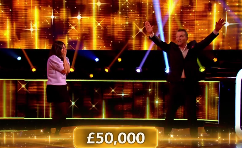 Host Bradley Walsh was loving it