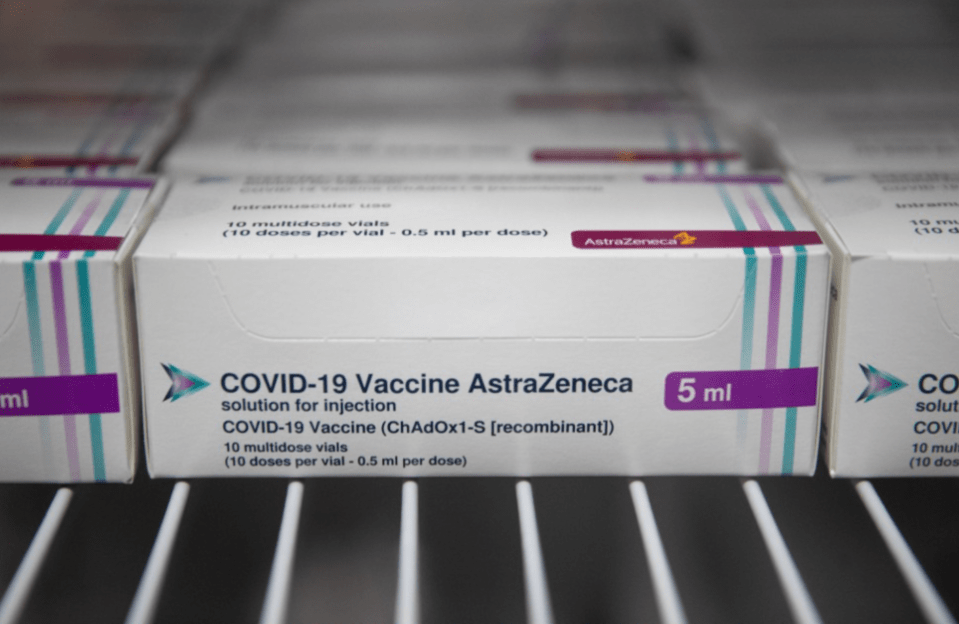 Boxes of the AstraZeneca vaccine have already been delivered to the centre