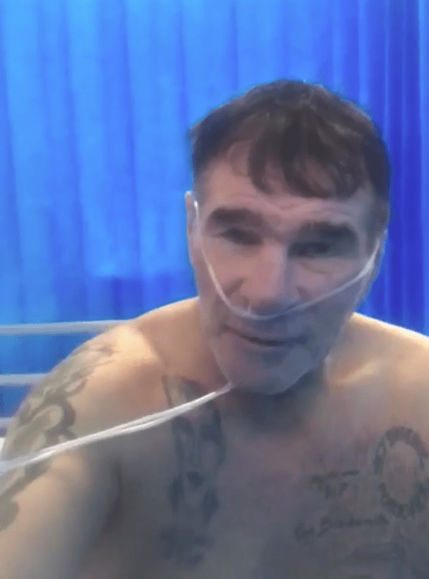 Paddy Doherty has released a video from his hospital bed