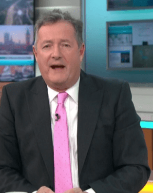 Piers called her 'arrogant' after the exchange