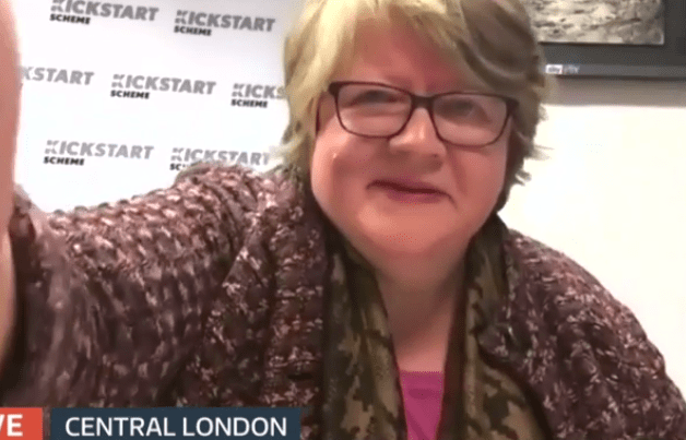 MP Therese Coffey abruptly ended her GMB interview this morning