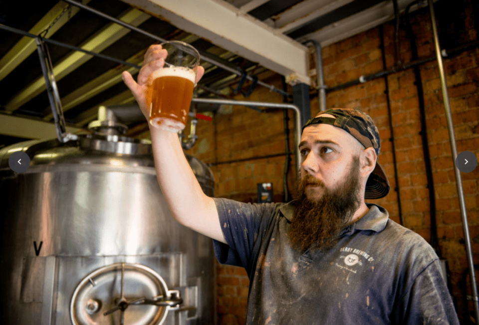 Derby Brewing will sell its 'Buisness as Usual' beer