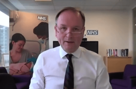 Sir Simon Stevens, chief executive of NHS England, speaking to MPs at a virtual meeting of the Health and Social Care Committee today