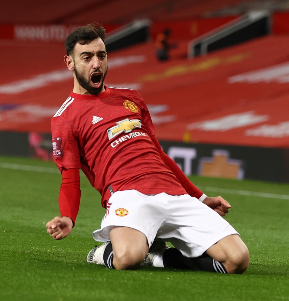 Bruno Fernandes scored the winner with a free-kick after coming on as a sub