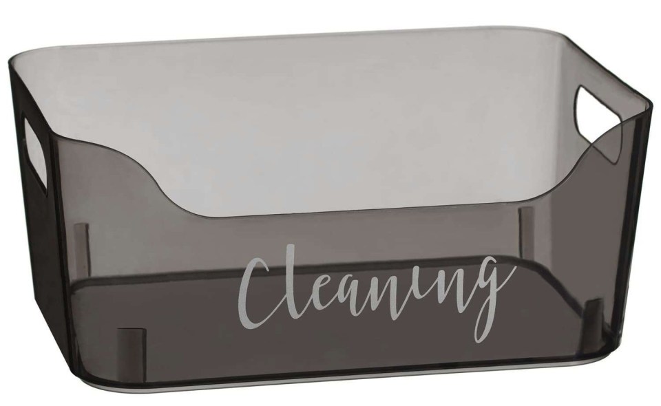 These trays are really useful to store your cleaning equipment