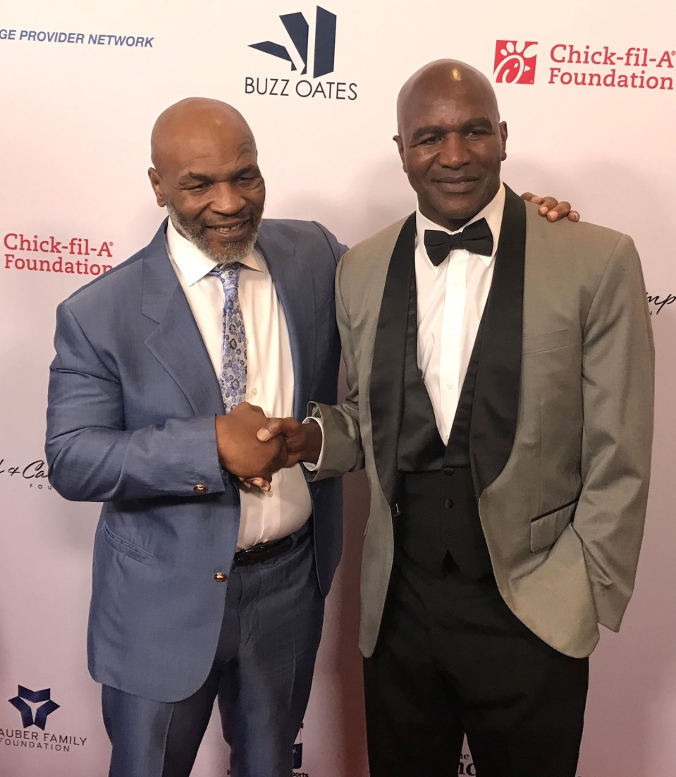 Mike Tyson and Evander Holyfield are in talks for a trilogy 