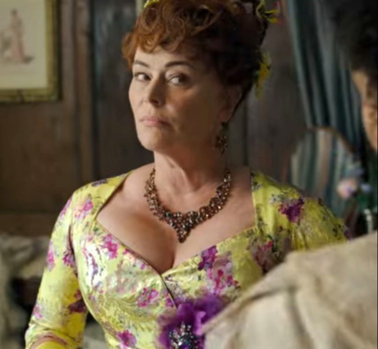 SOCIAL climbers like Lady Portia Featherington (Polly Walker) want their chest on show so as to be noticed. When pushed up in tight clothing, the larger bust is ­accentuated to create a globe shapes.