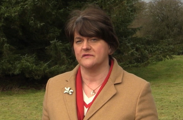 Arlene Foster has reacted with fury to the EU move