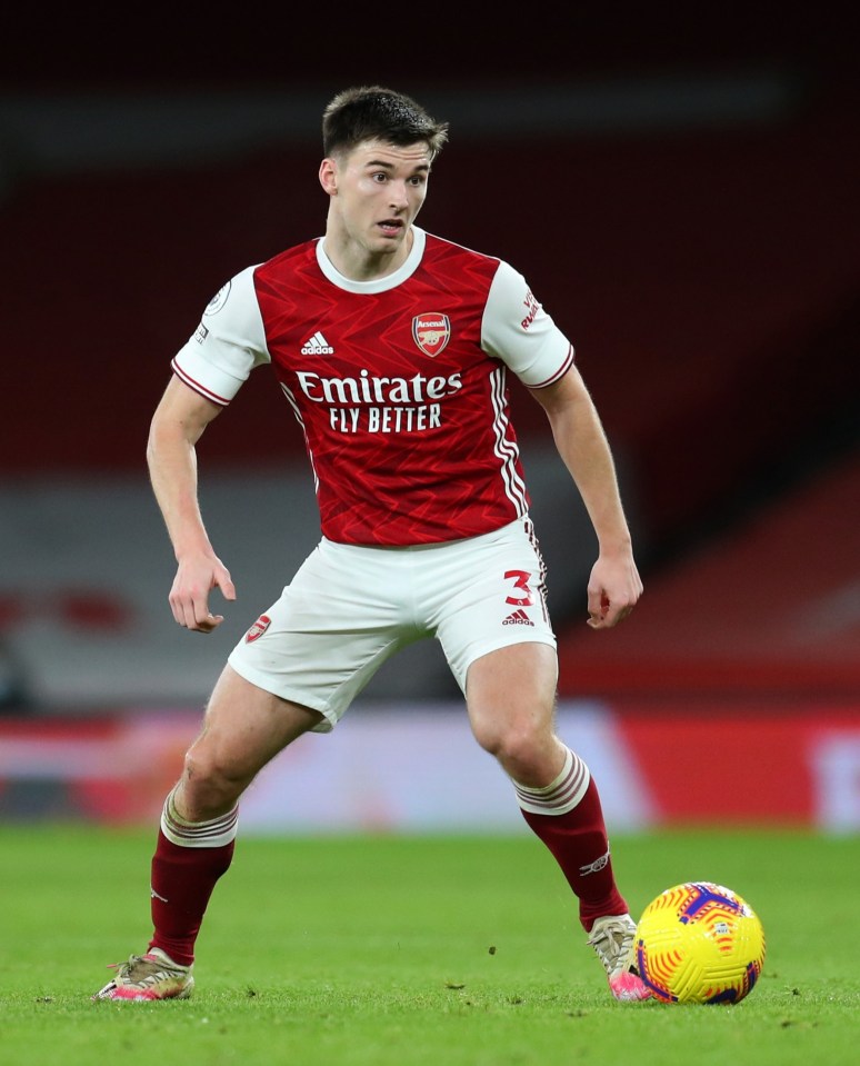 Mikel Arteta is looking for cover for Kieran Tierney 