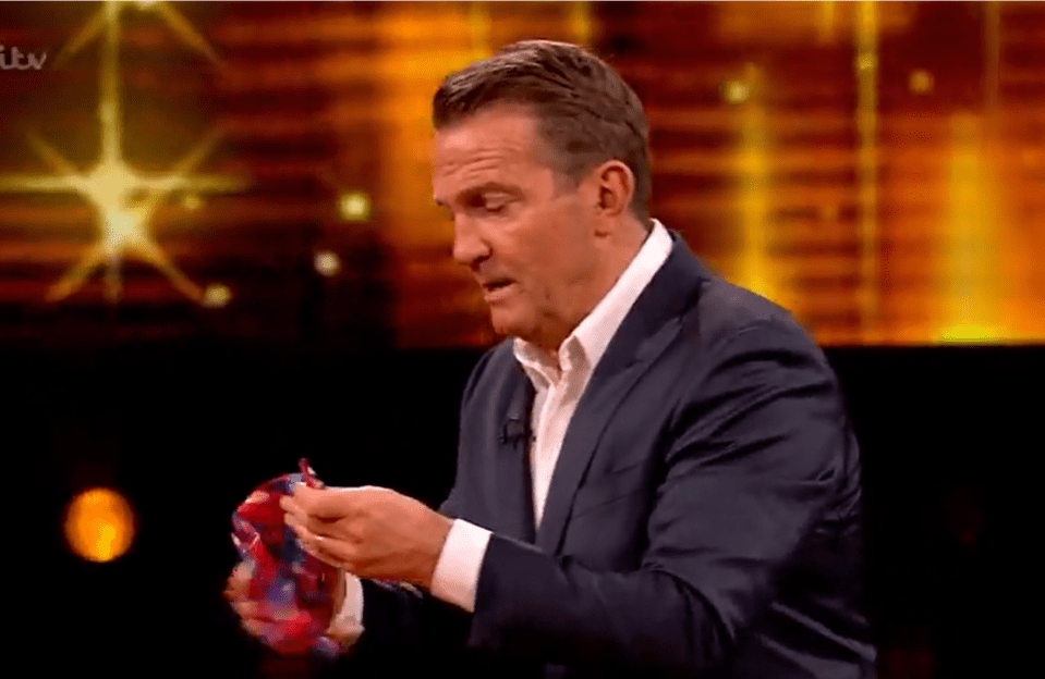 Host Bradley offered his hanky for Kat's tears