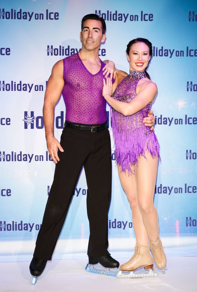 Married skaters Robin Johnstone and Andy Buchanan are understood to have agreed not to mix for the duration of the series