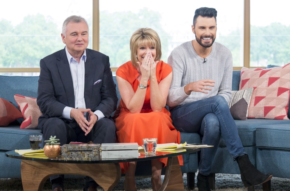 The 32-year-old with his TV mum and dad Eamonn Holmes and Ruth Langsford