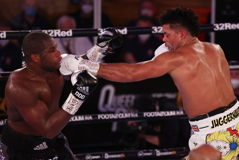 Joyce beat Daniel Dubois to claim the British, Commonwealth and European heavyweight titles