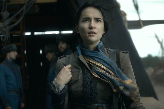 Jessie Mei Li plays orphan soldier Alina Starkov